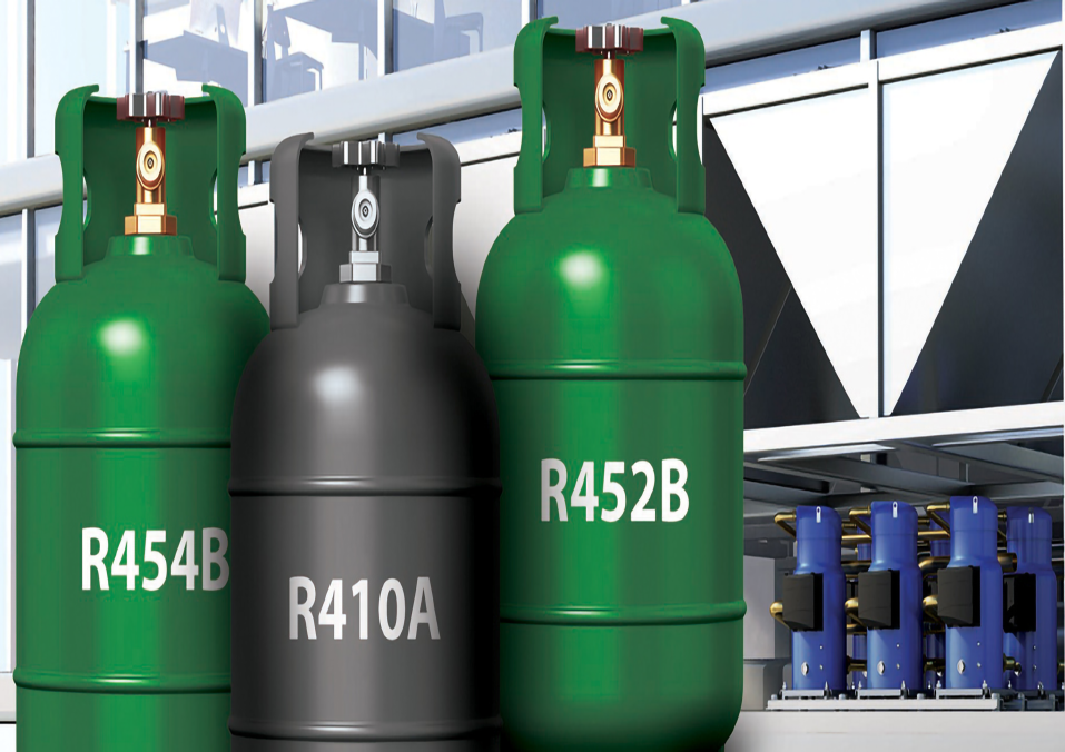 What is the difference between R454b and R410a